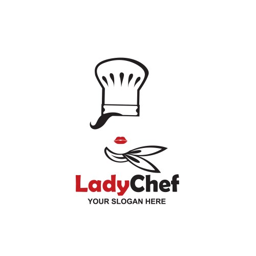 chef woman design vector image