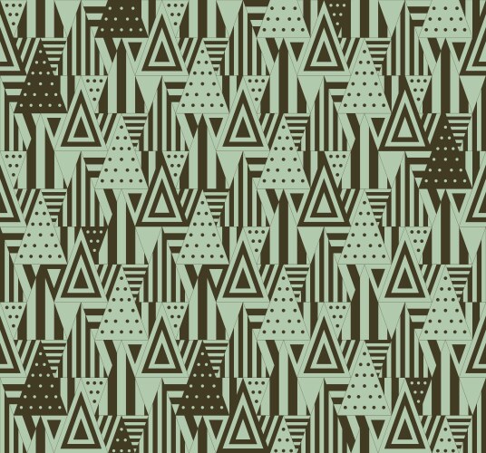 Geometric pattern with triangles vector image