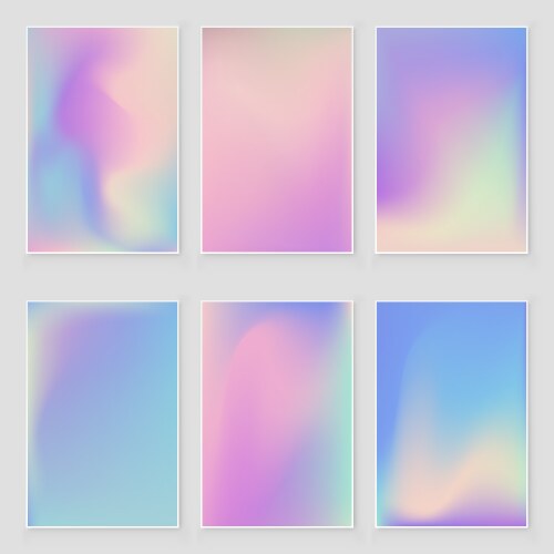 Abstract holographic iridescent foil texture vector image