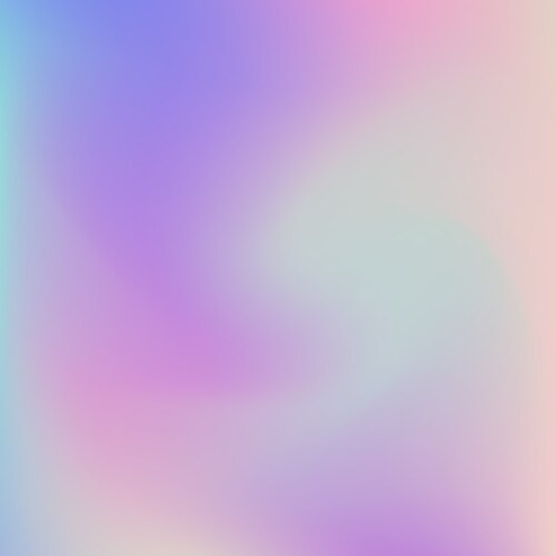 Abstract blurred holographic gradient background vector image