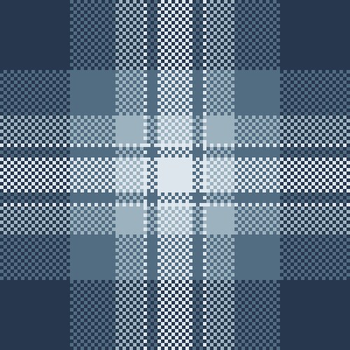 Textile design of textured plaid checkered fabric vector image