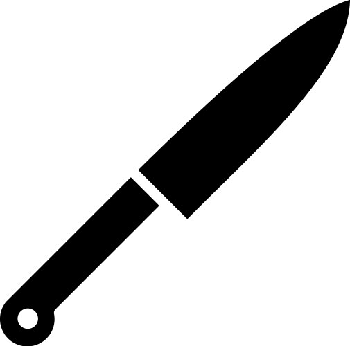 Knife - icon vector image