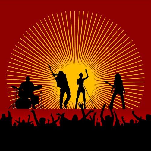 Music festival vector image