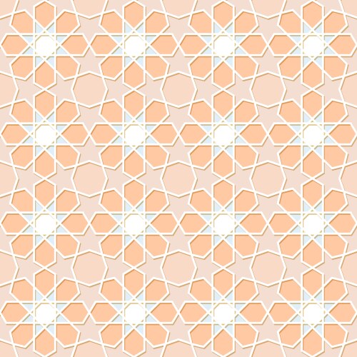 Traditional ornamental seamless islamic pattern vector image