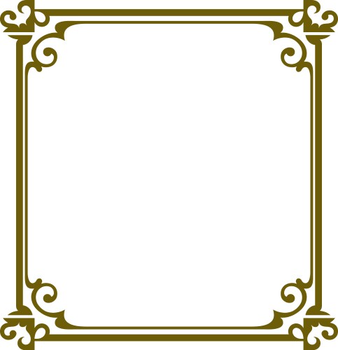 Frame design vector image