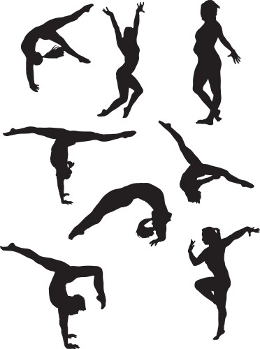 Dancers vector image