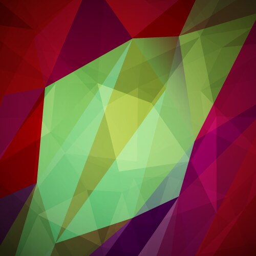 abstract vibrant geometric triangles background vector image