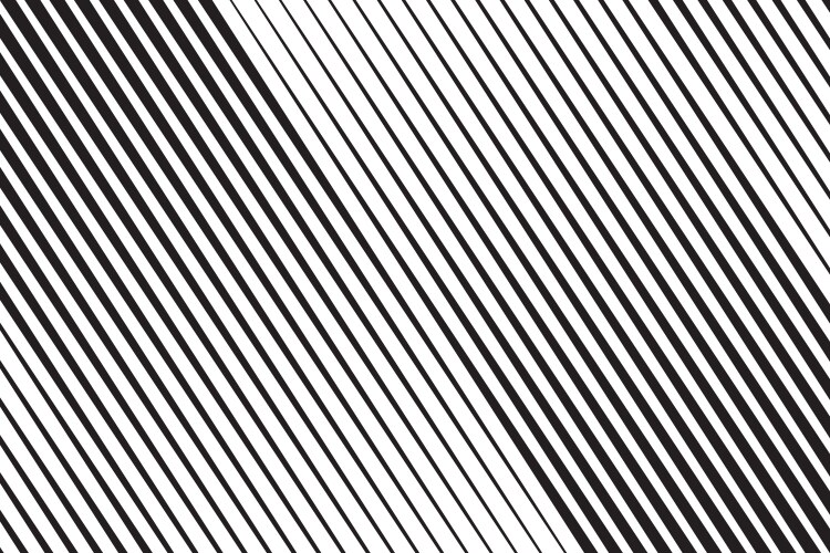 Diagonal lines pattern black slanted parallel vector image