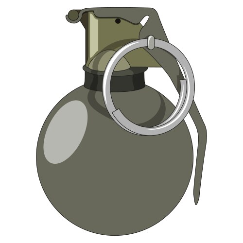 hand grenade vector image