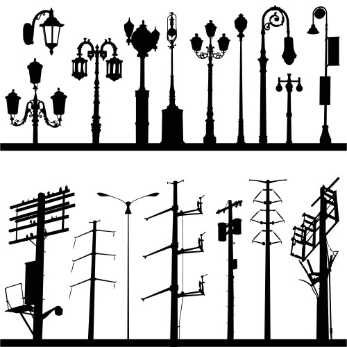 City objects vector image