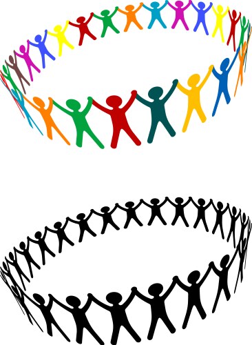 Friendship symbol vector image