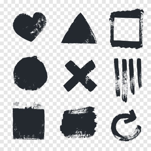 Grungy design elements vector image