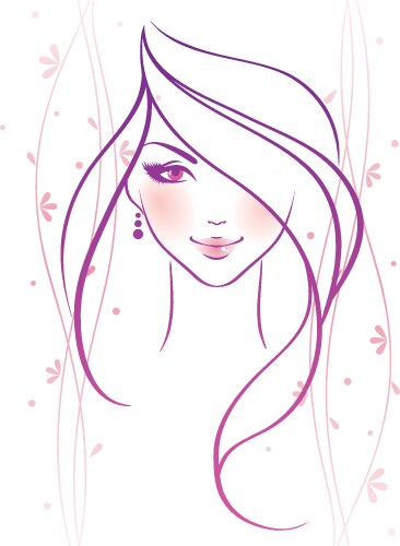 Women pink vector image