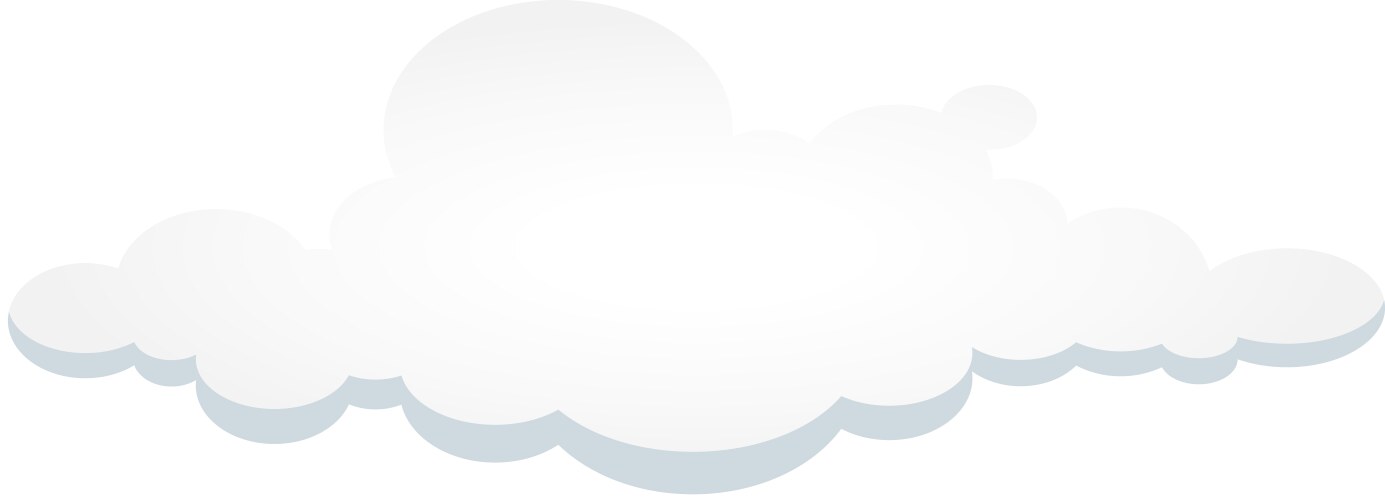 Abstract background of white cloud in sky vector image