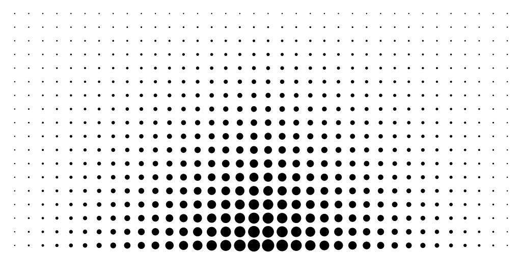 Dotted gradient halftone background horizontal vector image