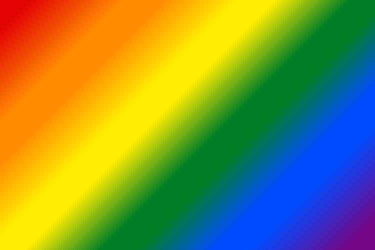 Gradient rainbow flag lgbt background vector image