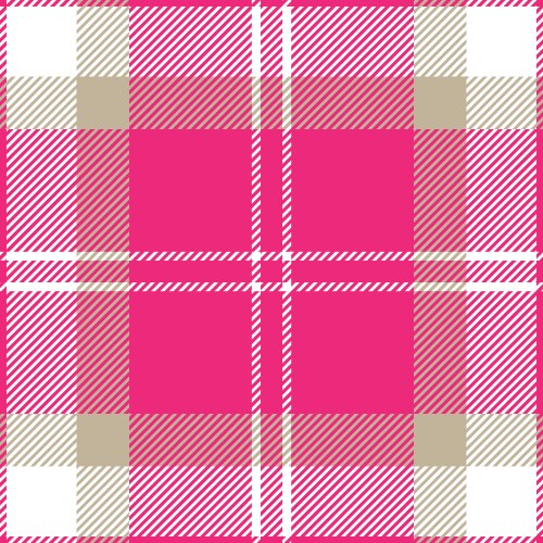 Pink grey and white tartan plaid seamless pattern vector image