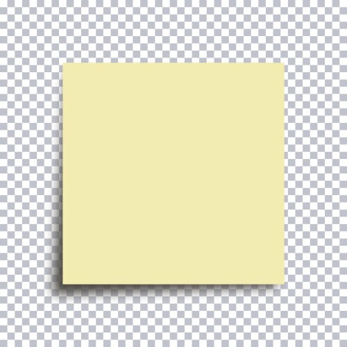 Sticky note paper vector image