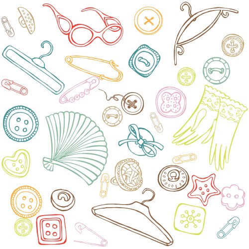 Women accessories vector image