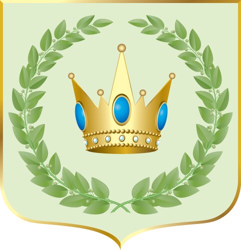 crown symbol vector image