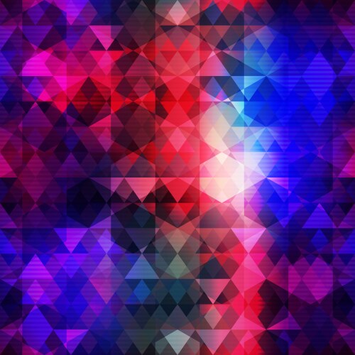 Dark mosaic seamless pattern vector image