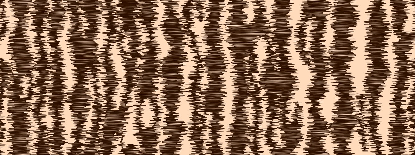 Batik ikat or tie dye seamless pattern with brown vector image