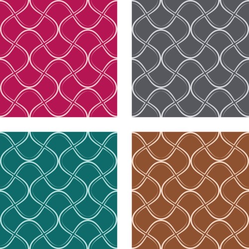 Curves pattern vector image