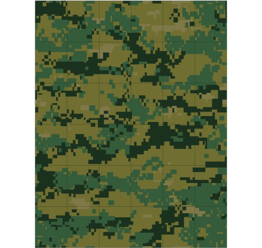 Military camouflage tileable vector image