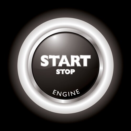 Engine start vector image