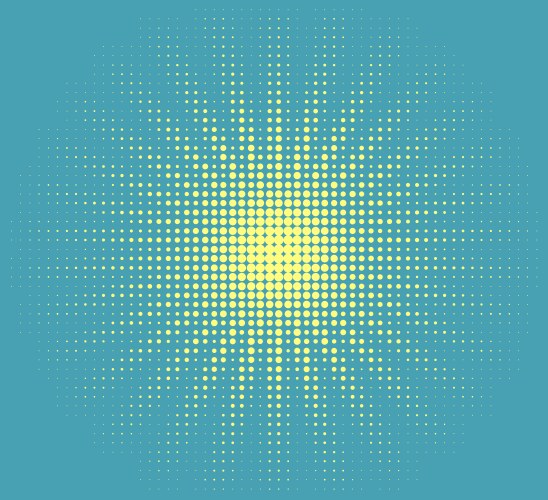 Halftone sun vector image