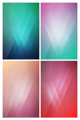 Eye-catching flat background with gradient effect vector image