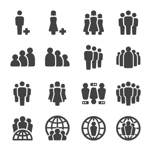 People icon vector image