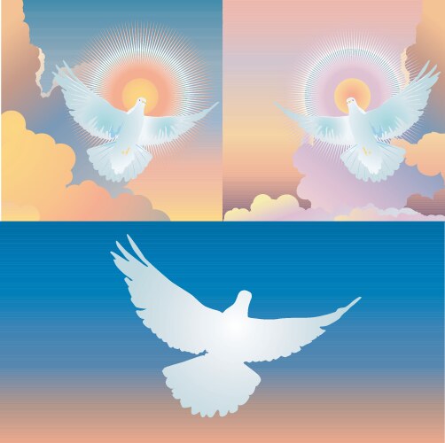 Spirit in flight vector image