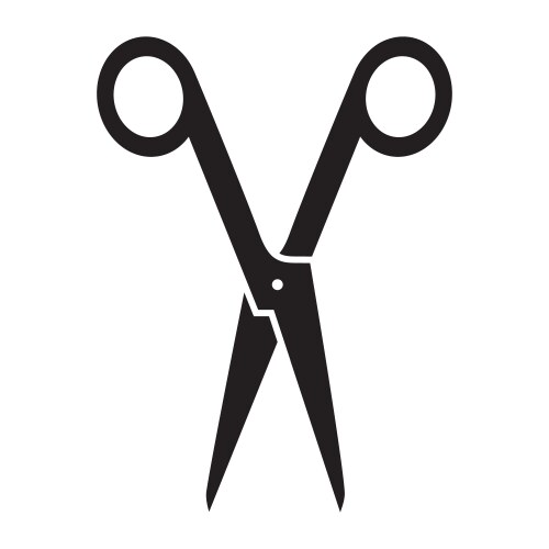 Scissors vector image