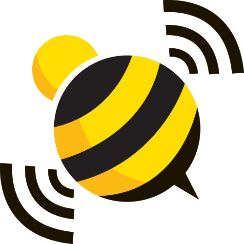 Bee design vector image