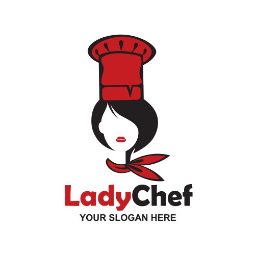 chef woman design vector image