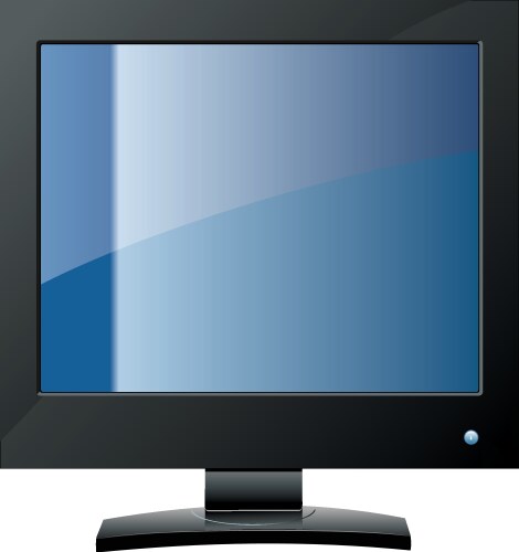 Monitor vector image