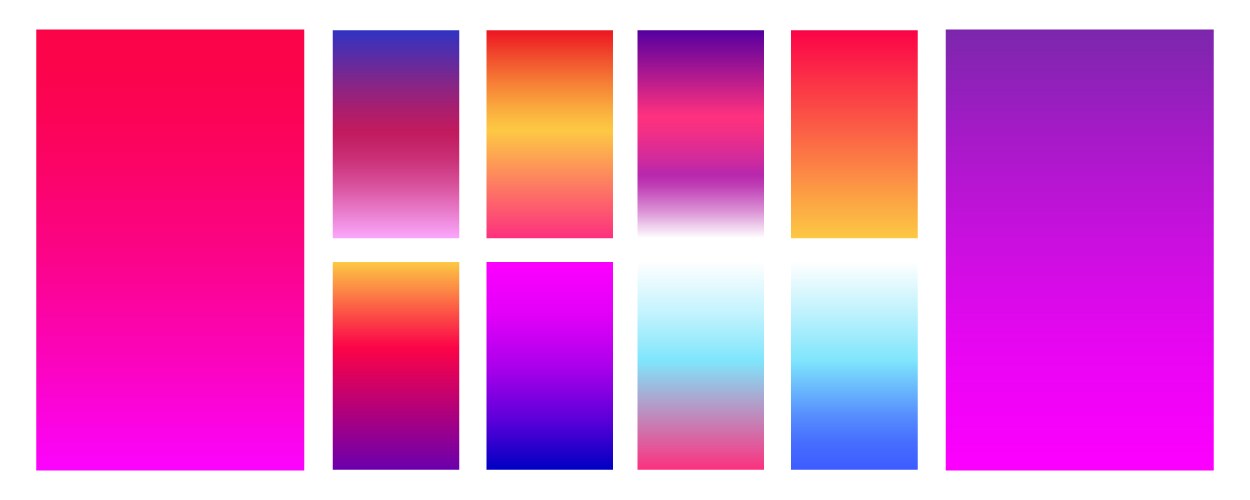 Colorful modern gradient soft backgrounds vector image