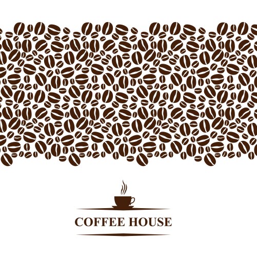 Coffee horizontal vector image