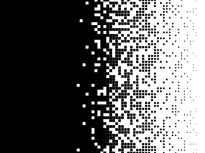 Pixel mosaic background vector image