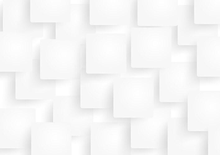 White rectangle abstract background vector image