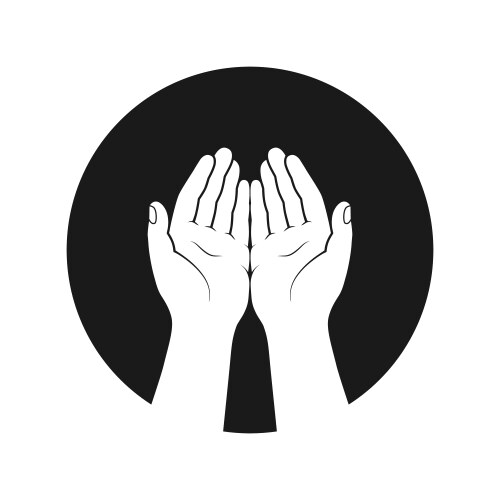 Prayer vector image