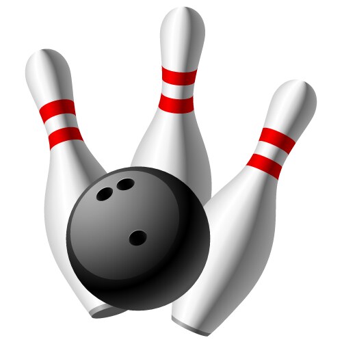 Bowling vector image