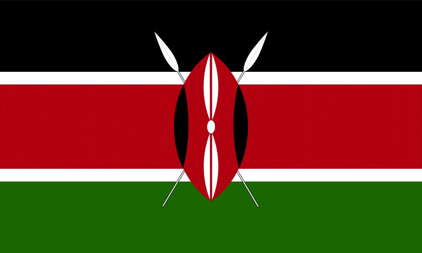 Kenya vector image