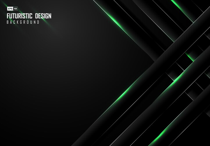 Abstract gradient black template with rectangle vector image