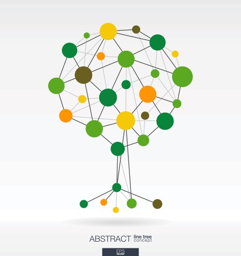 Growth tree concept vector image