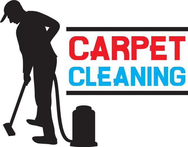 Carpet cleaning service vector image