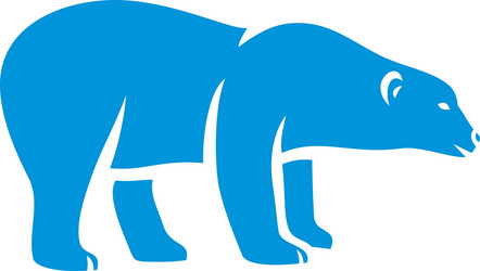 polar bear vector image