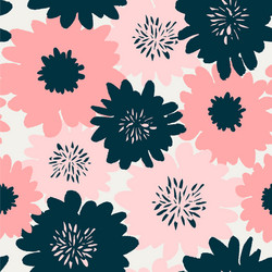 abstract floral pattern vector image