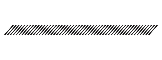 slash lines pattern border with tilted parallel vector image